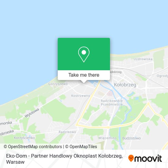 Eko-Dom - Partner Handlowy Oknoplast Kołobrzeg map