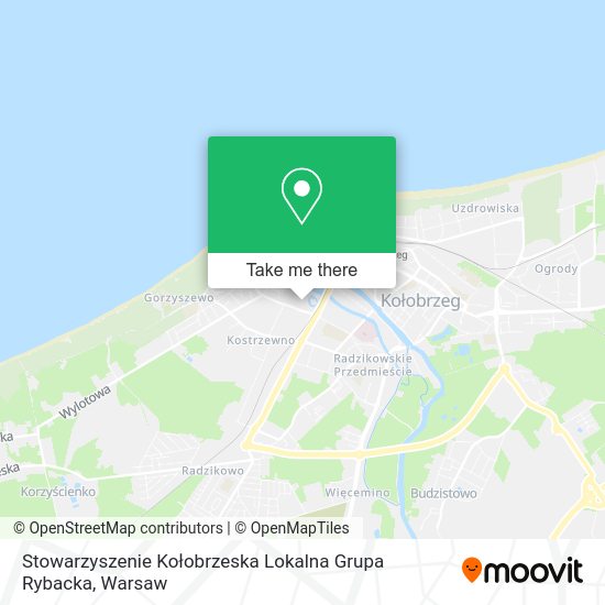 Stowarzyszenie Kołobrzeska Lokalna Grupa Rybacka map