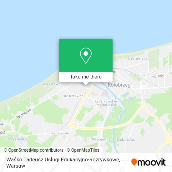 Waśko Tadeusz Usługi Edukacyjno-Rozrywkowe map