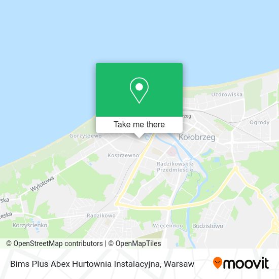 Bims Plus Abex Hurtownia Instalacyjna map