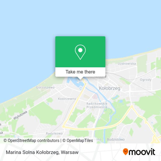 Marina Solna Kołobrzeg map