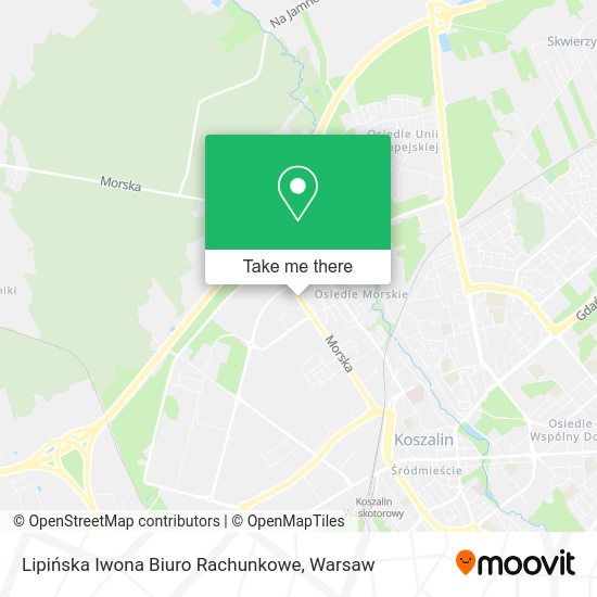 Lipińska Iwona Biuro Rachunkowe map