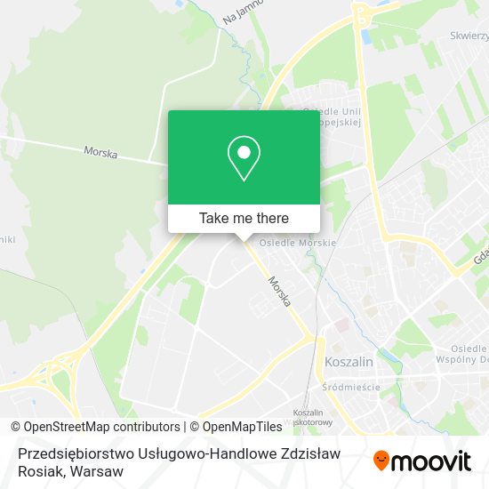 Przedsiębiorstwo Usługowo-Handlowe Zdzisław Rosiak map