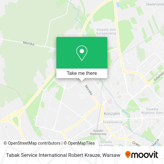 Tabak Service International Robert Krauze map