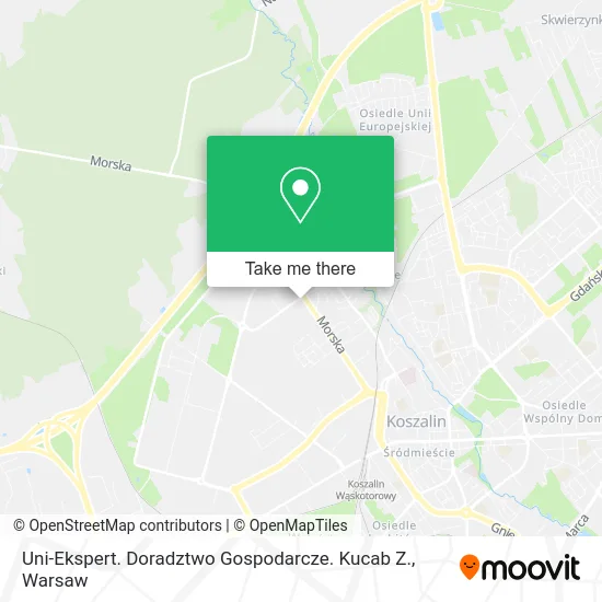 Карта Uni-Ekspert. Doradztwo Gospodarcze. Kucab Z.
