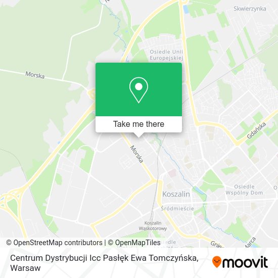 Centrum Dystrybucji Icc Pasłęk Ewa Tomczyńska map