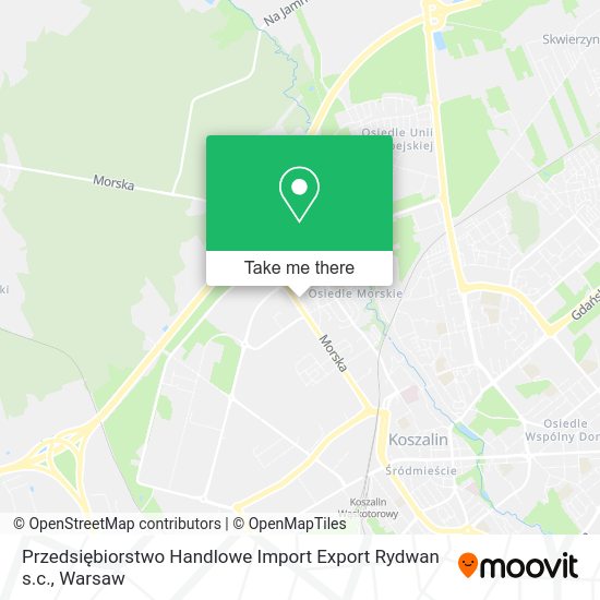 Przedsiębiorstwo Handlowe Import Export Rydwan s.c. map