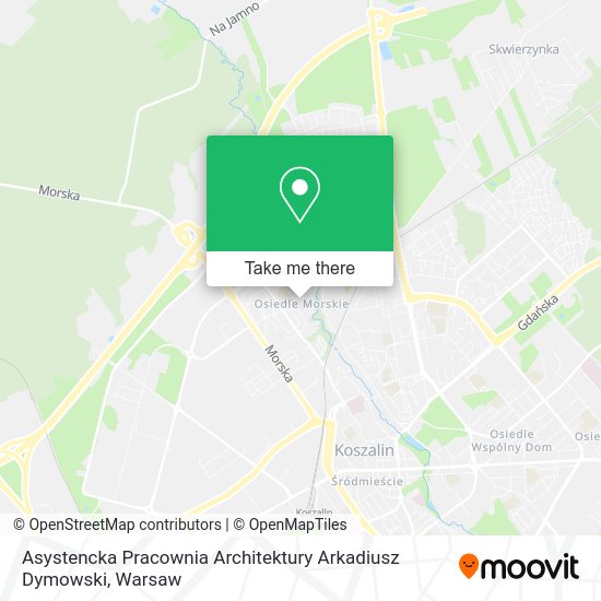 Asystencka Pracownia Architektury Arkadiusz Dymowski map