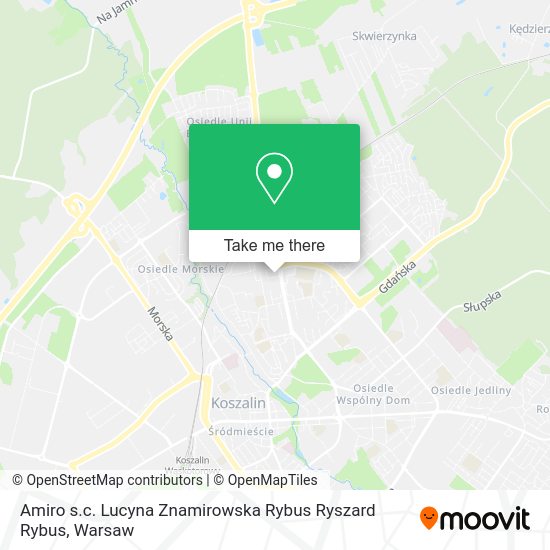 Amiro s.c. Lucyna Znamirowska Rybus Ryszard Rybus map