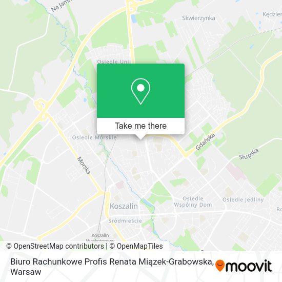 Biuro Rachunkowe Profis Renata Miązek-Grabowska map