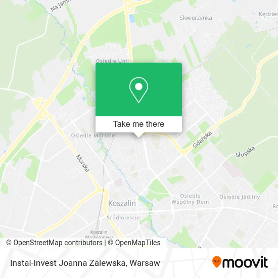 Карта Instal-Invest Joanna Zalewska