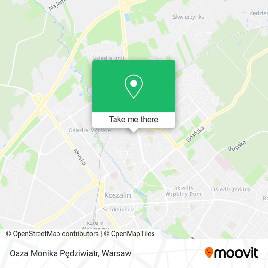 Oaza Monika Pędziwiatr map