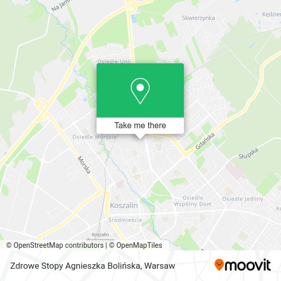 Zdrowe Stopy Agnieszka Bolińska map