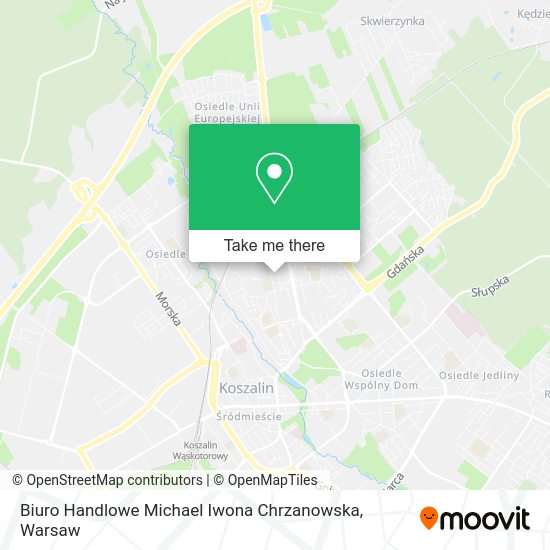 Biuro Handlowe Michael Iwona Chrzanowska map