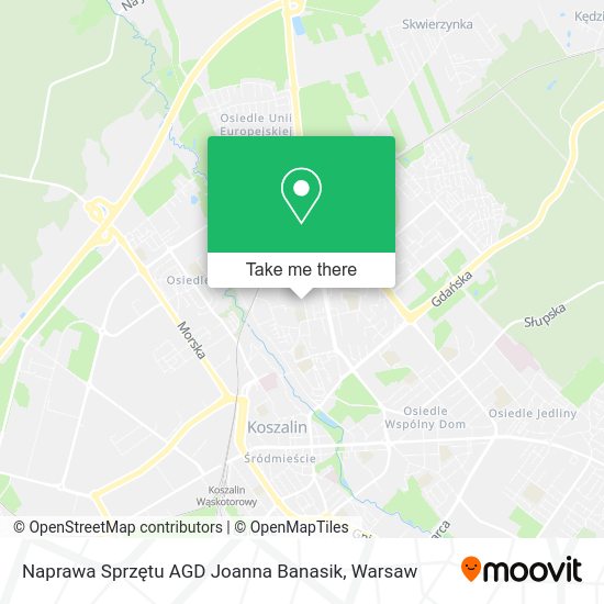 Naprawa Sprzętu AGD Joanna Banasik map