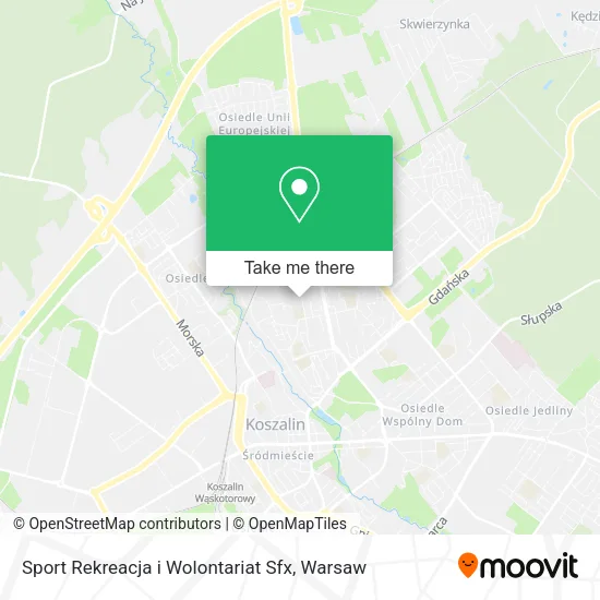 Карта Sport Rekreacja i Wolontariat Sfx