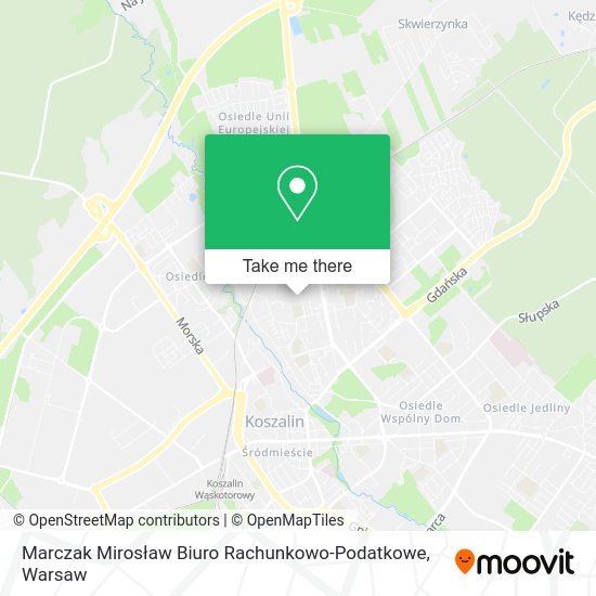 Marczak Mirosław Biuro Rachunkowo-Podatkowe map