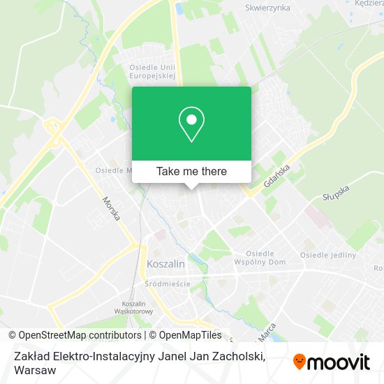 Zakład Elektro-Instalacyjny Janel Jan Zacholski map