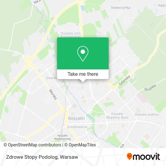 Zdrowe Stopy Podolog map