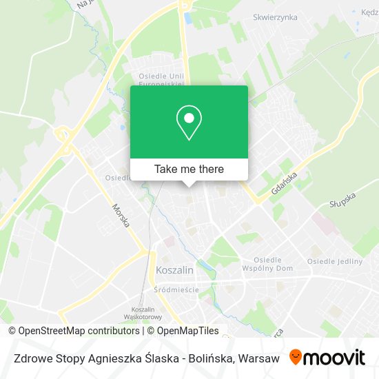 Zdrowe Stopy Agnieszka Ślaska - Bolińska map