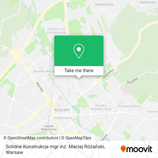 Solidne Konstrukcje mgr inż. Maciej Różański map