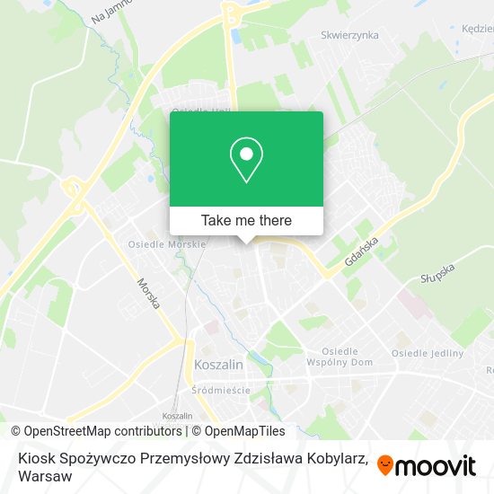 Kiosk Spożywczo Przemysłowy Zdzisława Kobylarz map