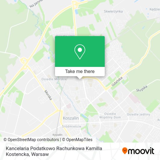 Kancelaria Podatkowo Rachunkowa Kamilla Kostencka map