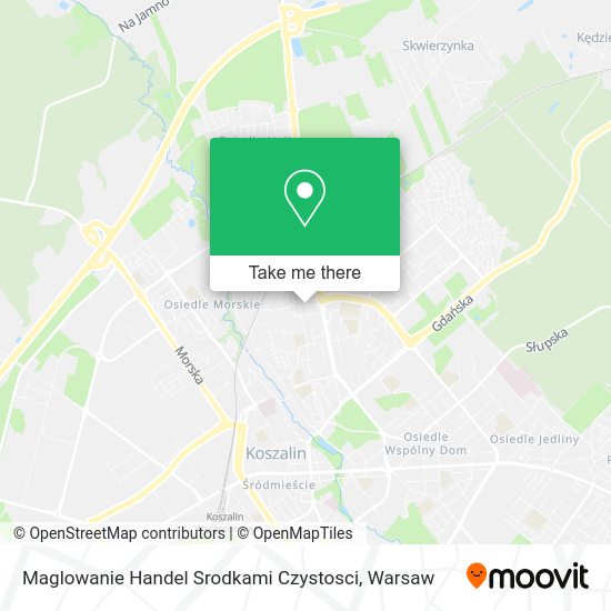 Maglowanie Handel Srodkami Czystosci map