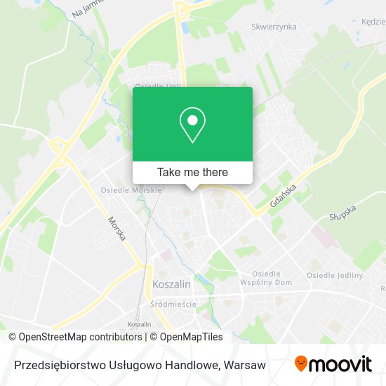 Przedsiębiorstwo Usługowo Handlowe map