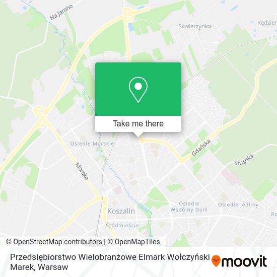 Przedsiębiorstwo Wielobranżowe Elmark Wołczyński Marek map