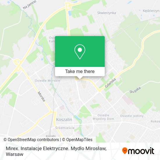 Mirex. Instalacje Elektryczne. Mydło Mirosław map