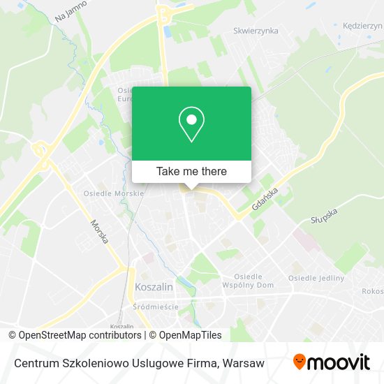 Centrum Szkoleniowo Uslugowe Firma map