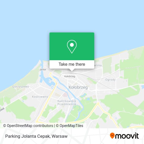 Parking Jolanta Cepak map