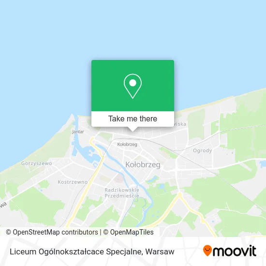 Liceum Ogólnokształcace Specjalne map