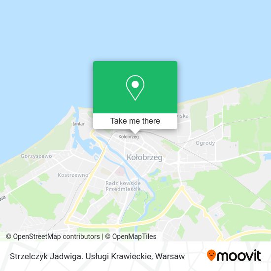 Strzelczyk Jadwiga. Usługi Krawieckie map