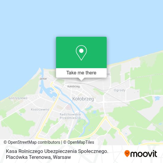 Kasa Rolniczego Ubezpieczenia Społecznego. Placówka Terenowa map