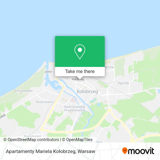 Apartamenty Mariela Kołobrzeg map