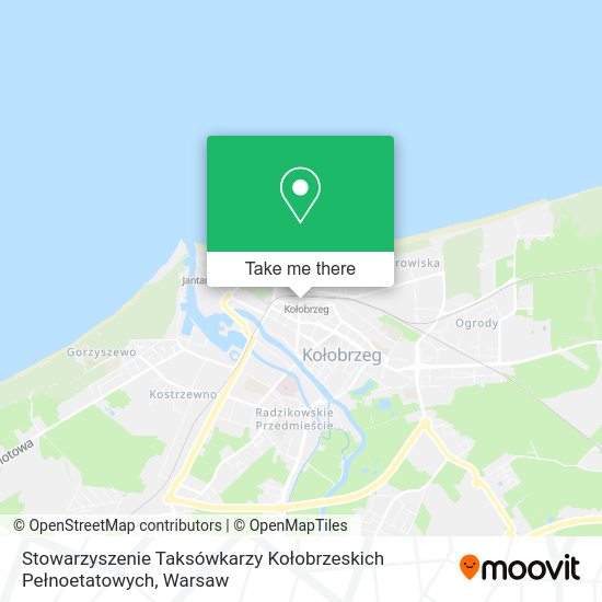 Stowarzyszenie Taksówkarzy Kołobrzeskich Pełnoetatowych map