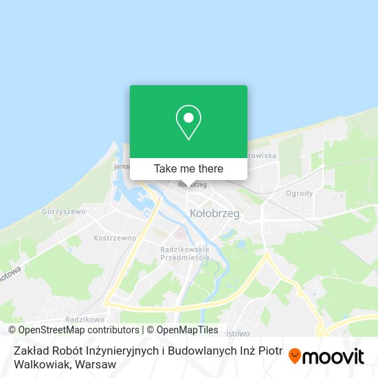 Zakład Robót Inżynieryjnych i Budowlanych Inż Piotr Walkowiak map