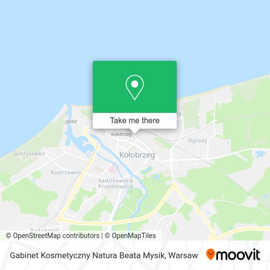 Gabinet Kosmetyczny Natura Beata Mysik map