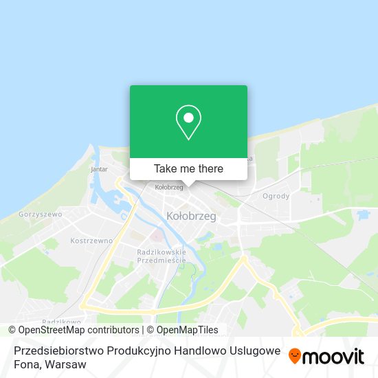 Przedsiebiorstwo Produkcyjno Handlowo Uslugowe Fona map