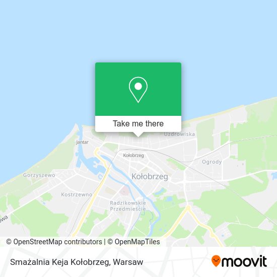 Smażalnia Keja Kołobrzeg map