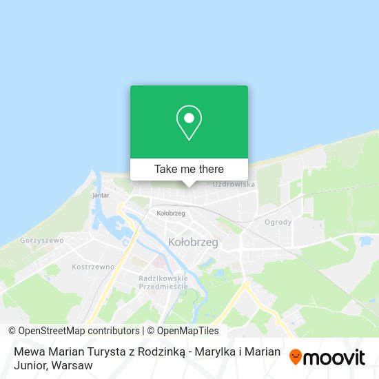 Mewa Marian Turysta z Rodzinką - Marylka i Marian Junior map