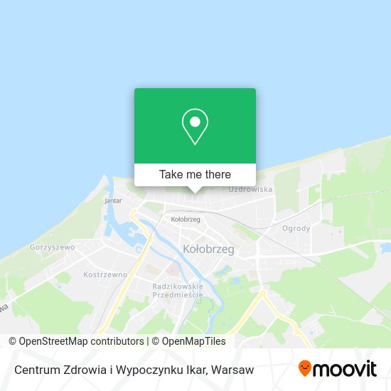 Centrum Zdrowia i Wypoczynku Ikar map