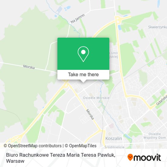 Biuro Rachunkowe Tereza Maria Teresa Pawluk map