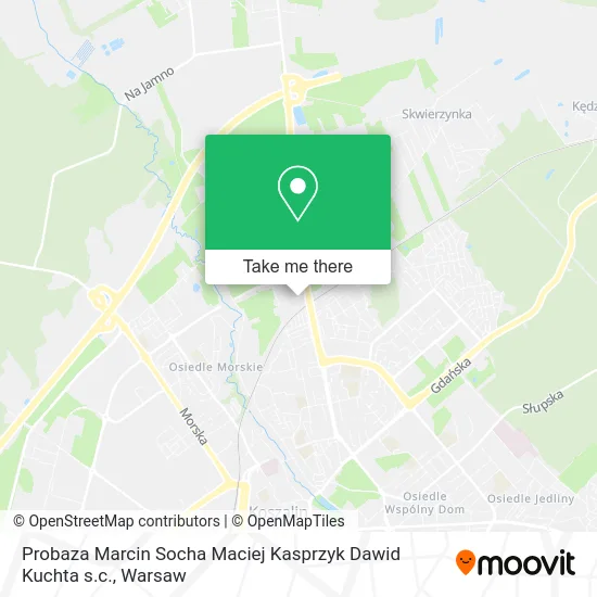 Карта Probaza Marcin Socha Maciej Kasprzyk Dawid Kuchta s.c.