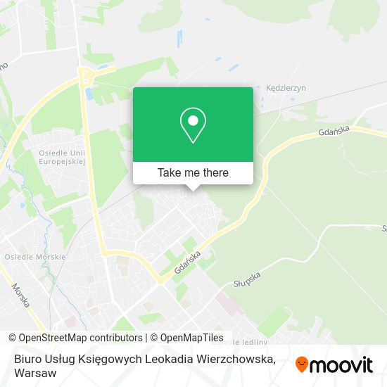 Biuro Usług Księgowych Leokadia Wierzchowska map