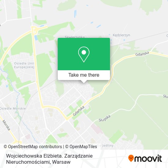 Wojciechowska Elżbieta. Zarządzanie Nieruchomościami map