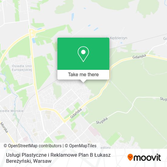 Usługi Plastyczne i Reklamowe Plan B Łukasz Bereżyński map