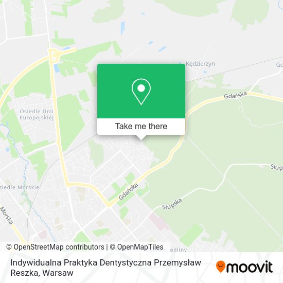 Indywidualna Praktyka Dentystyczna Przemysław Reszka map